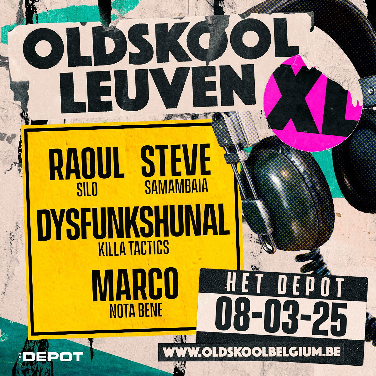 Promo van Oldskool Leuven XL, in opdracht van Oldskool Belgium