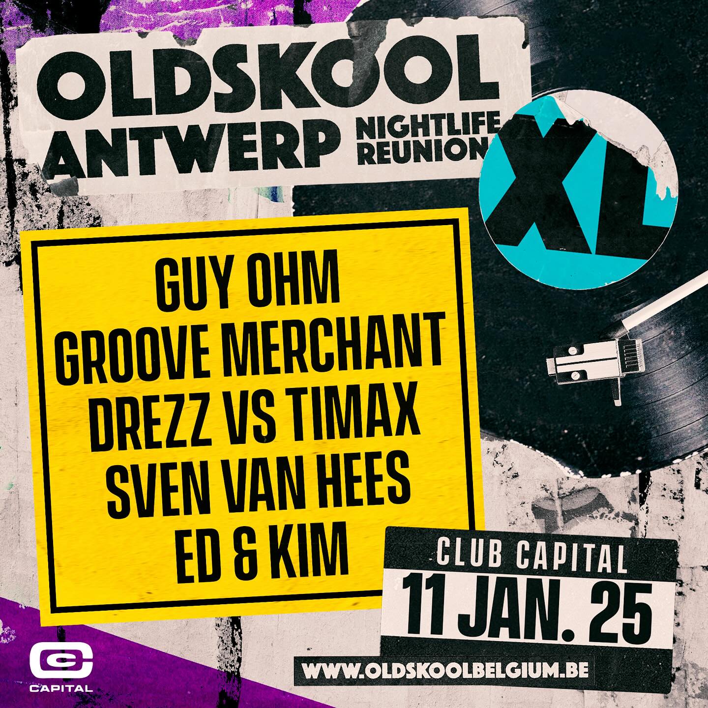 Promo van OLDSKOOL ANTWERP XL - NIGHTLIFE REUNION, in opdracht van Oldskool Belgium