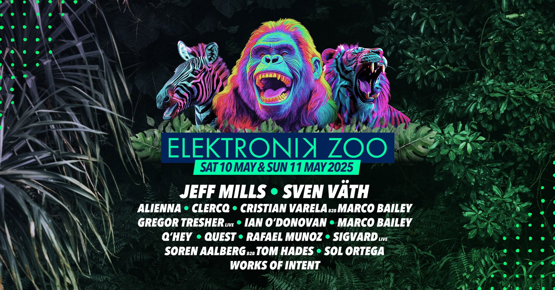 Promo van Elektronik Zoo - with Jeff Mills, Sven Väth &amp; more, in opdracht van Elektronik Zoo en Marco Bailey