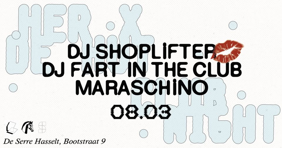 Promo van HER X De Hut Clubnight, in opdracht van HER Collective, De Serre en De Hut