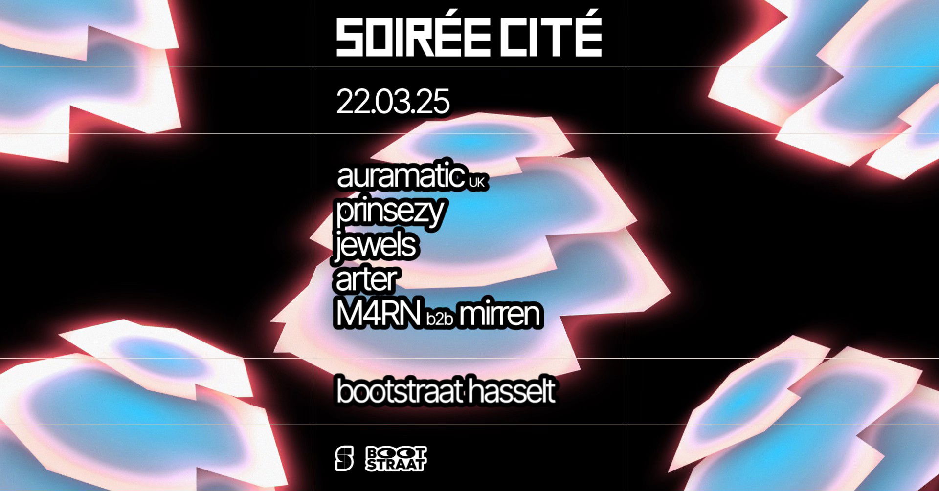 Promo van Soirée Cité W/ Auramatic, Arter &amp; More, in opdracht van Soirée Cité