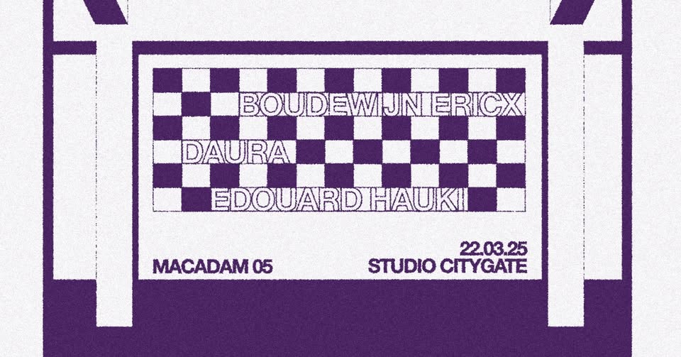 Promo van MACADAM 05 at Studio Citygate, in opdracht van MACADAM