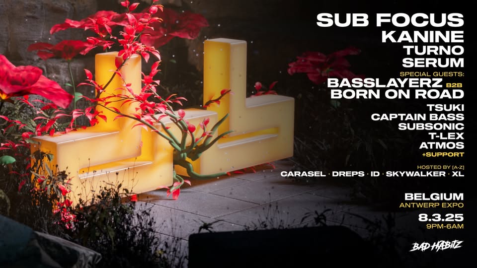 Promo van DnB Allstars: Belgium, in opdracht van Bad Habitz en DnB Allstars