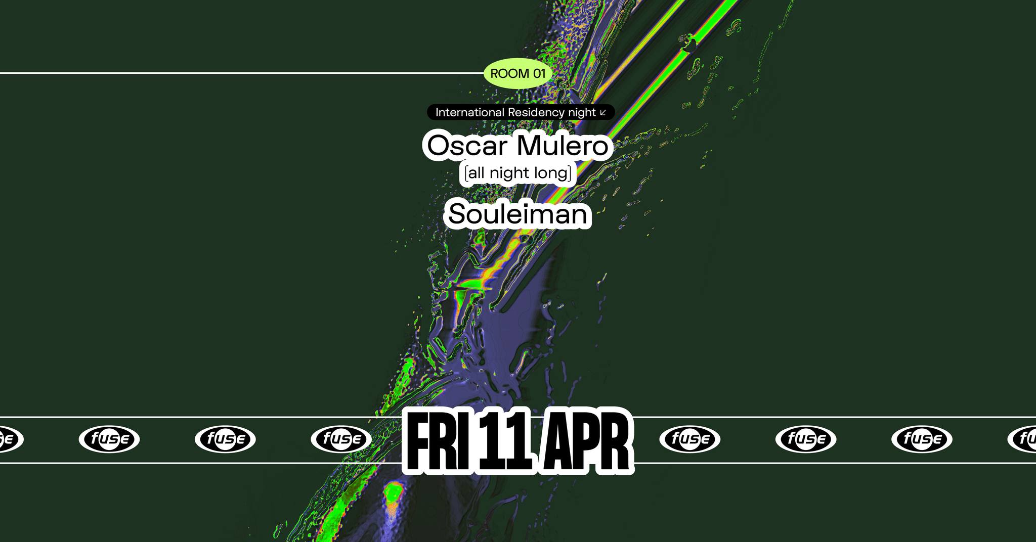 Promo van Fuse presents: Oscar Mulero, in opdracht van Fuse