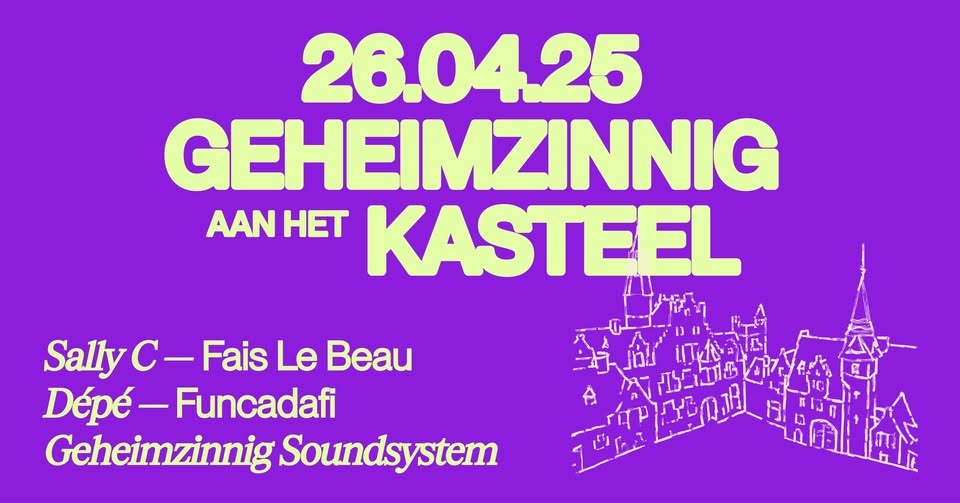 Promo van Geheimzinnig Aan Het Kasteel, in opdracht van Geheimzinnig