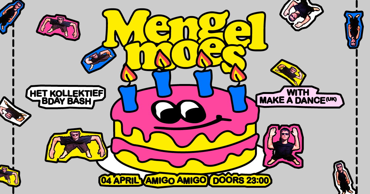 Promo van MENGELMOES | 4 YEARS HET KOLLEKTIEF W/ MAKE A DANCE, in opdracht van Het Kollektief en Amigo