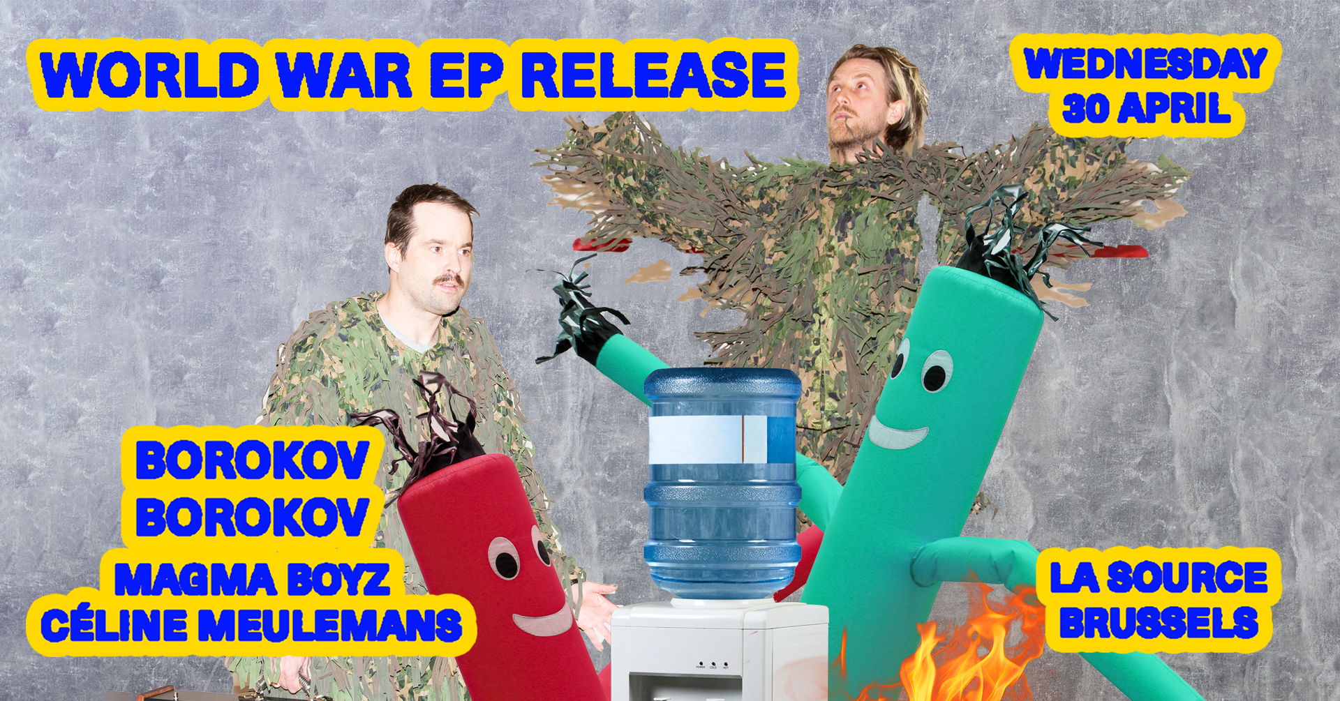 Promo van Borokov Borokov + Magma Boyz &amp; Celine Meulemans dj sets, in opdracht van Borokov Borokov en La Source Beer Co
