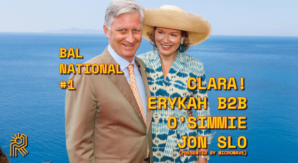 Promo van Bal National #1 at Reset: Clara! - Erykah b2b o'simmie - Jon Slo, in opdracht van Reset