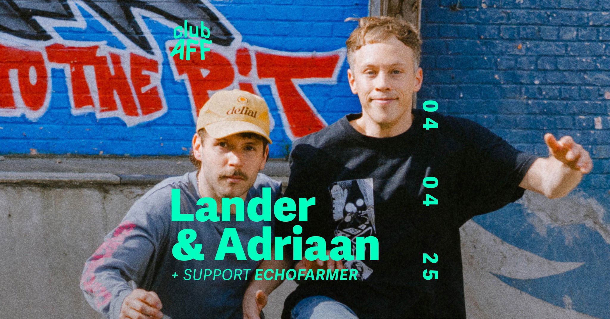 Promo van Lander &amp; Adriaan + Echofarmer, in opdracht van AFF