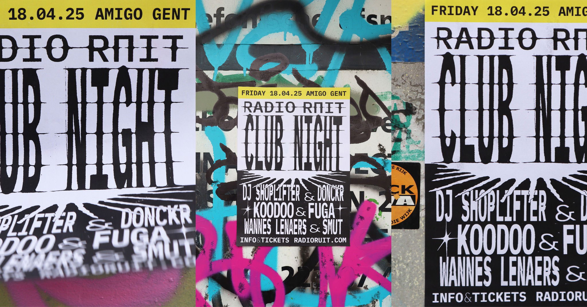 Promo van Radio Ruit Club Night, in opdracht van Radio Ruit