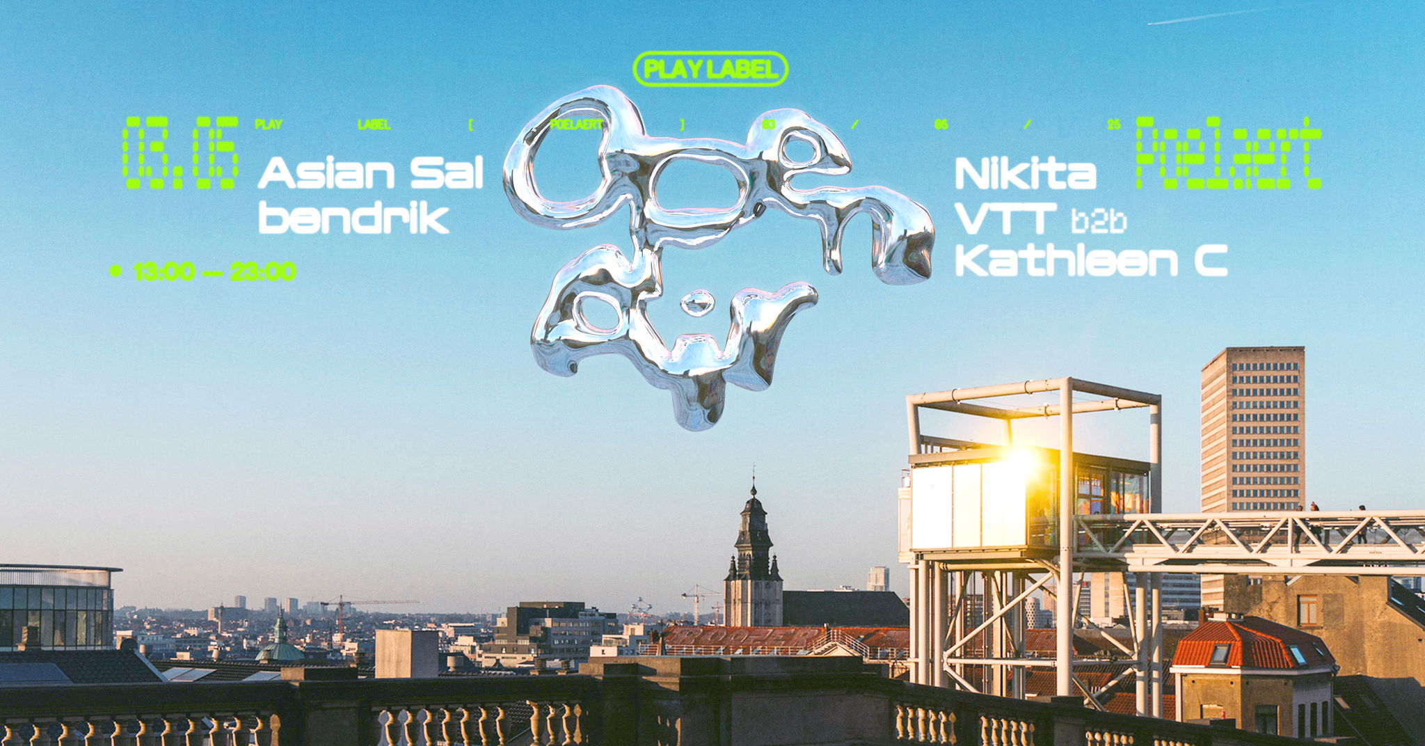 Promo van Play Label Open-Air - Poelaert, in opdracht van Play Label, bendrik en La Cabane