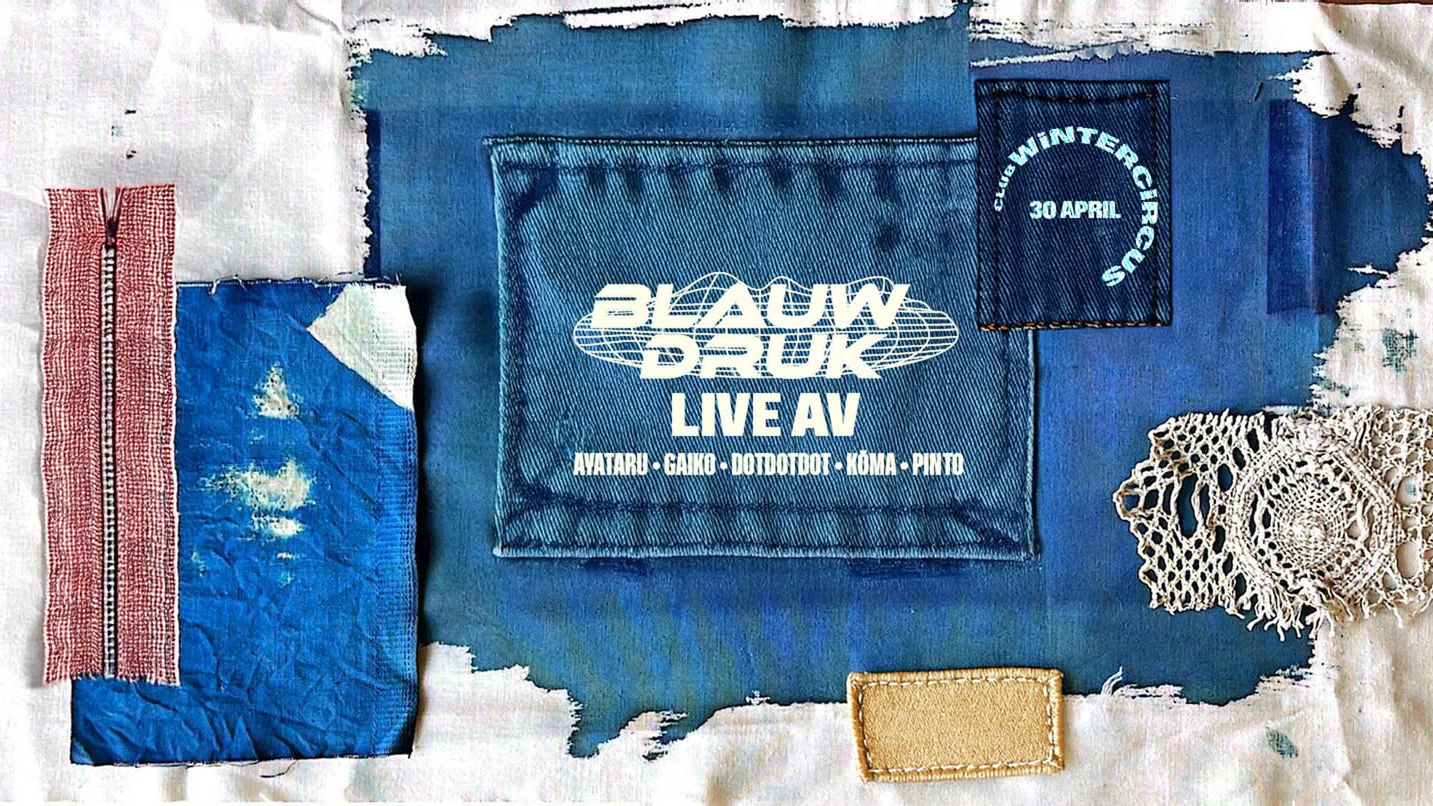 Promo van Blauwdruk x Club Wintercircus: Live AV, in opdracht van Blauwdruk, VIERNULVIER en Democrazy