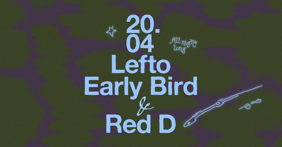 Promo van Lefto Early Bird &amp; Red D | amigo club night, in opdracht van Amigo en Red D