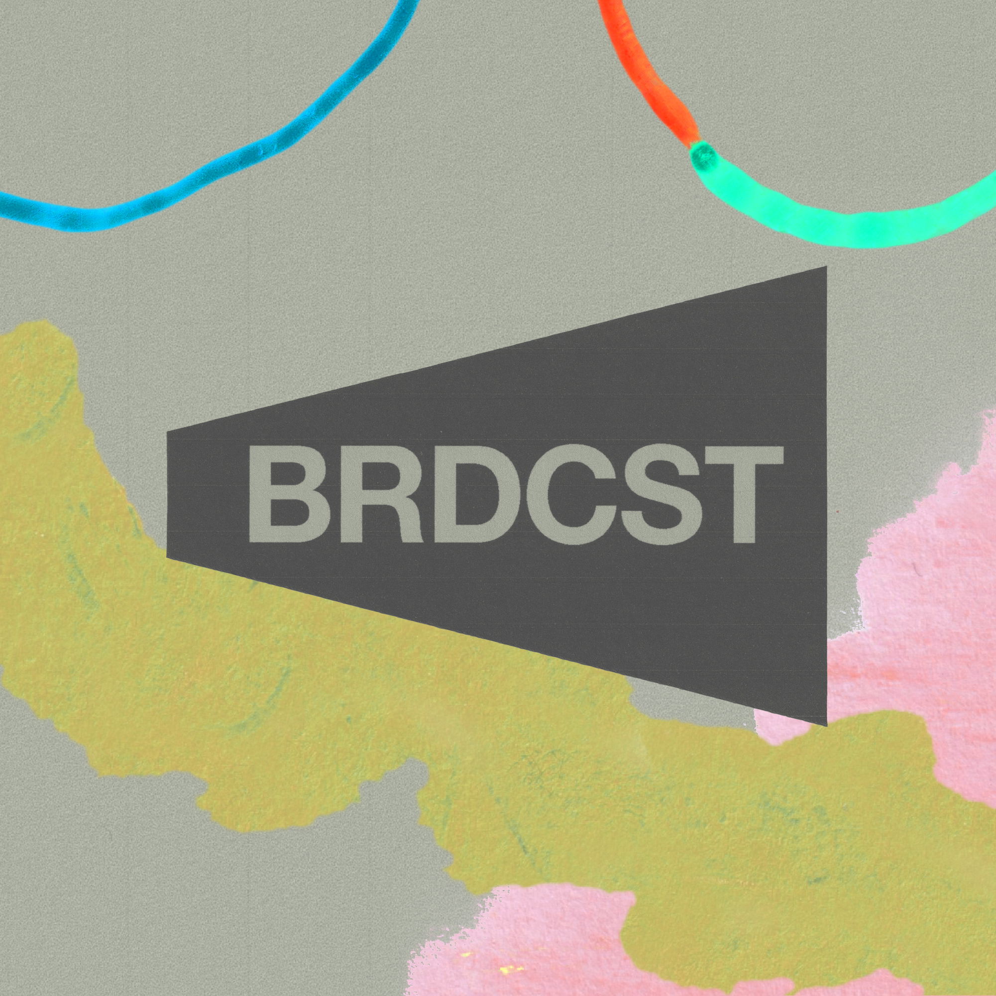 Logo van BRDCST Festival 2025, in opdracht van Ancienne Belgique
