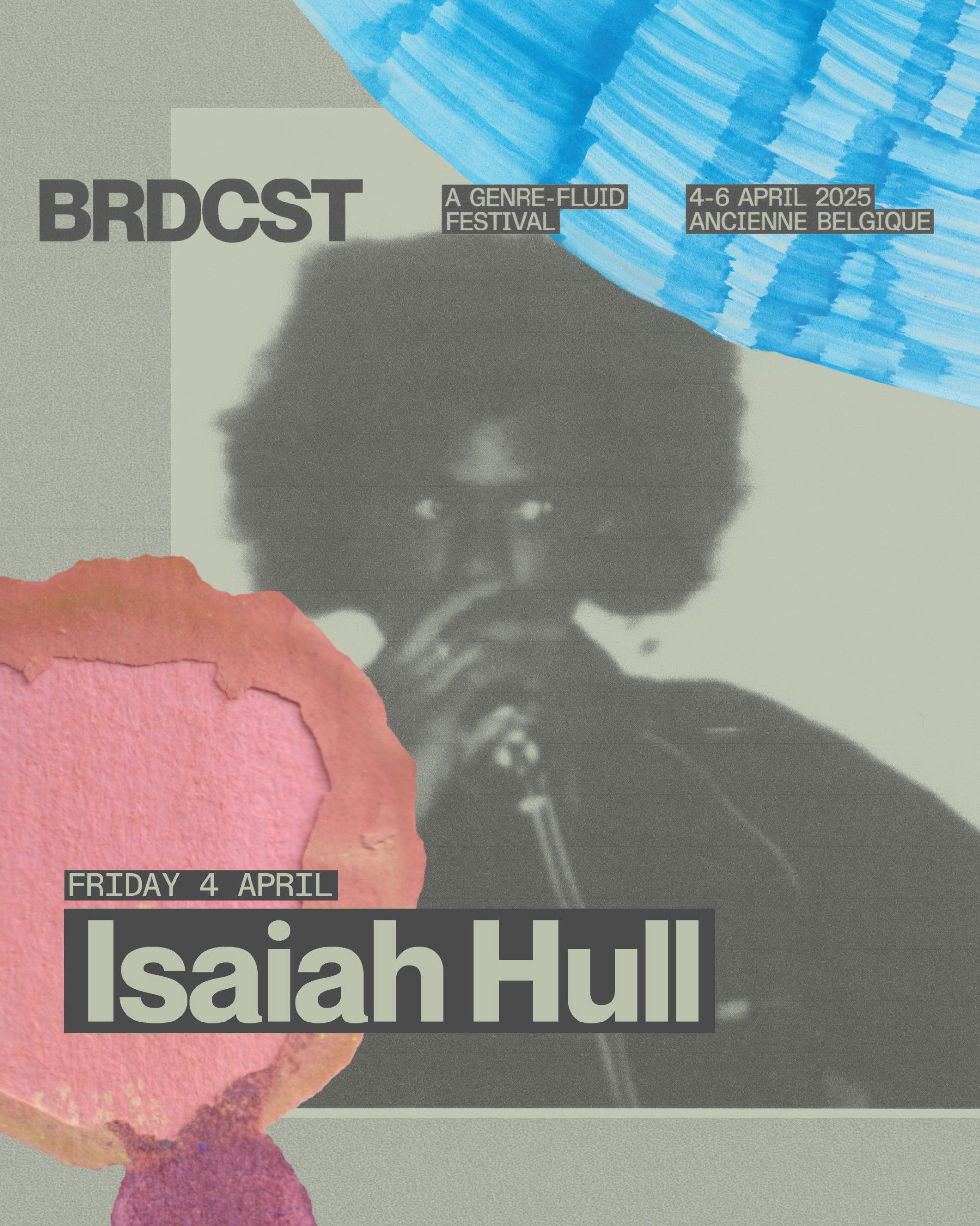 Promo van BRDCST by night w/ Isaiah Hull + El Kontessa (DJ) + ojoo (DJ), in opdracht van BRDCST