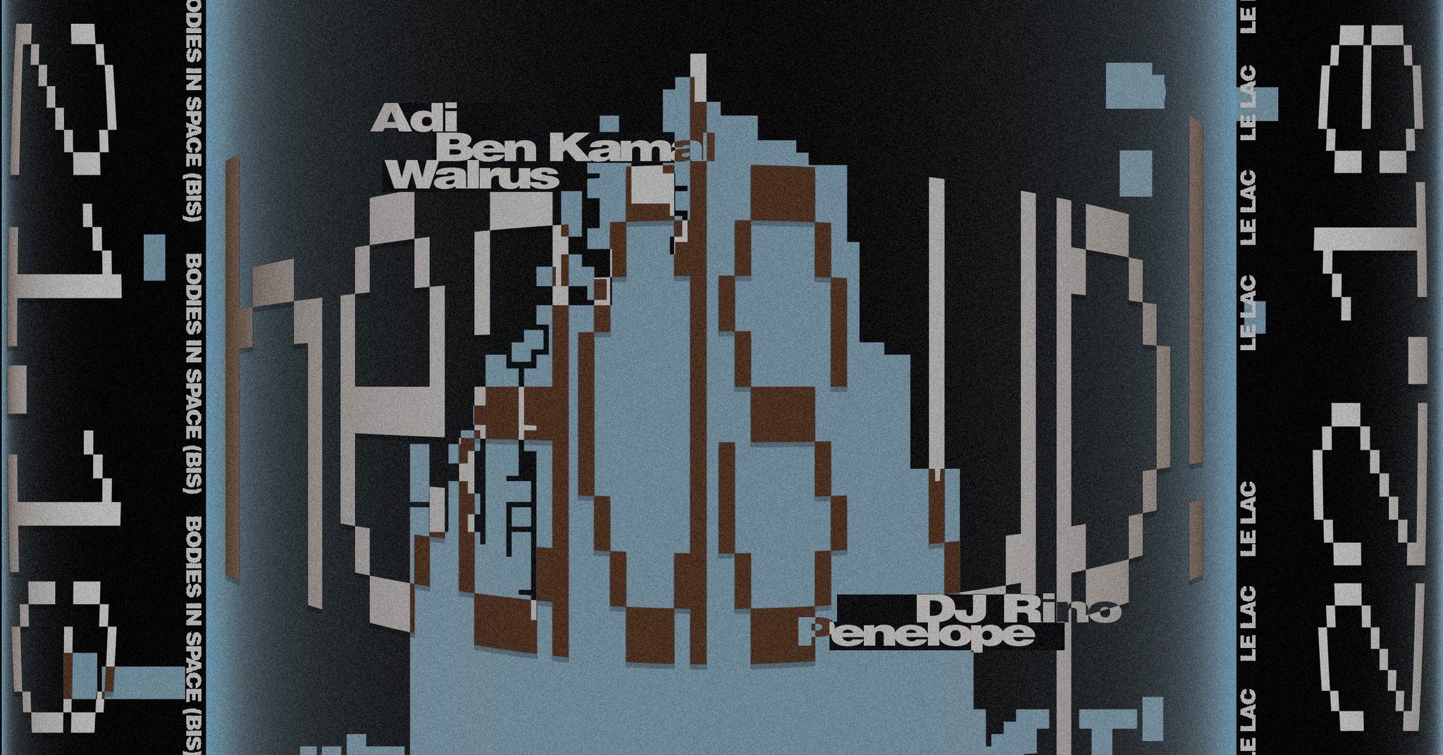 Promo van Heads Up Night into Day w/ Adi, Ben Kamal, DJ Rino, Penelope, Walrus, in opdracht van Heads Up, Bodies In Space en Le Lac