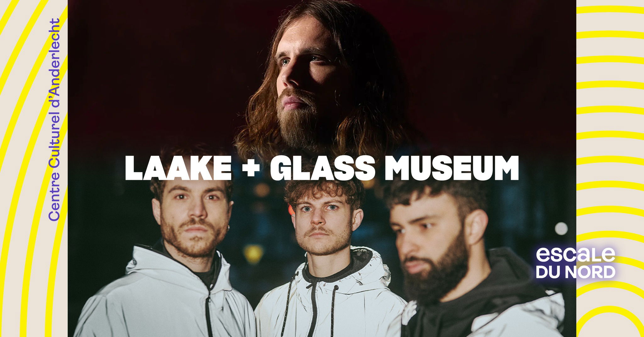 Promo van LAAKE + GLASS MUSEUM, in opdracht van Escale du Nord - Centre culturel d'Anderlecht, CŌPPR Art, Glass Museum en Odessa Maison d'artistes