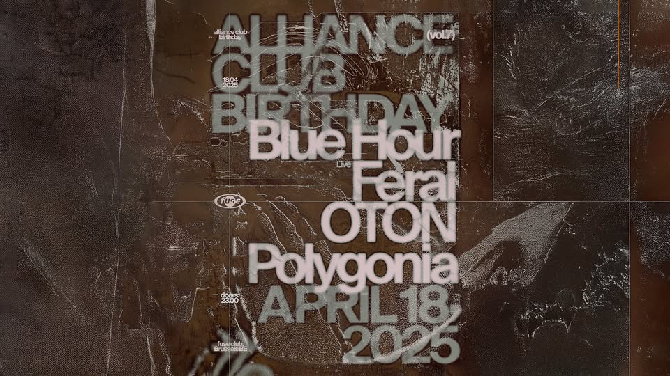 Promo van Alliance Club @ Fuse Vol 7 | 4-Year Anniversary, in opdracht van Alliance Club, Oton en Fuse