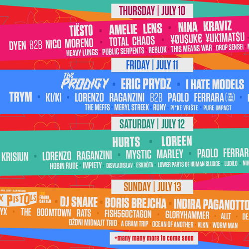Promo van EXIT Festival 2025, in opdracht van Exit Festival