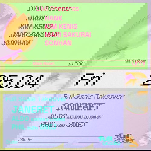 Promo van UMI presents Mari Sakurai &amp; presents Full Scale with Janeret, in opdracht van UMI