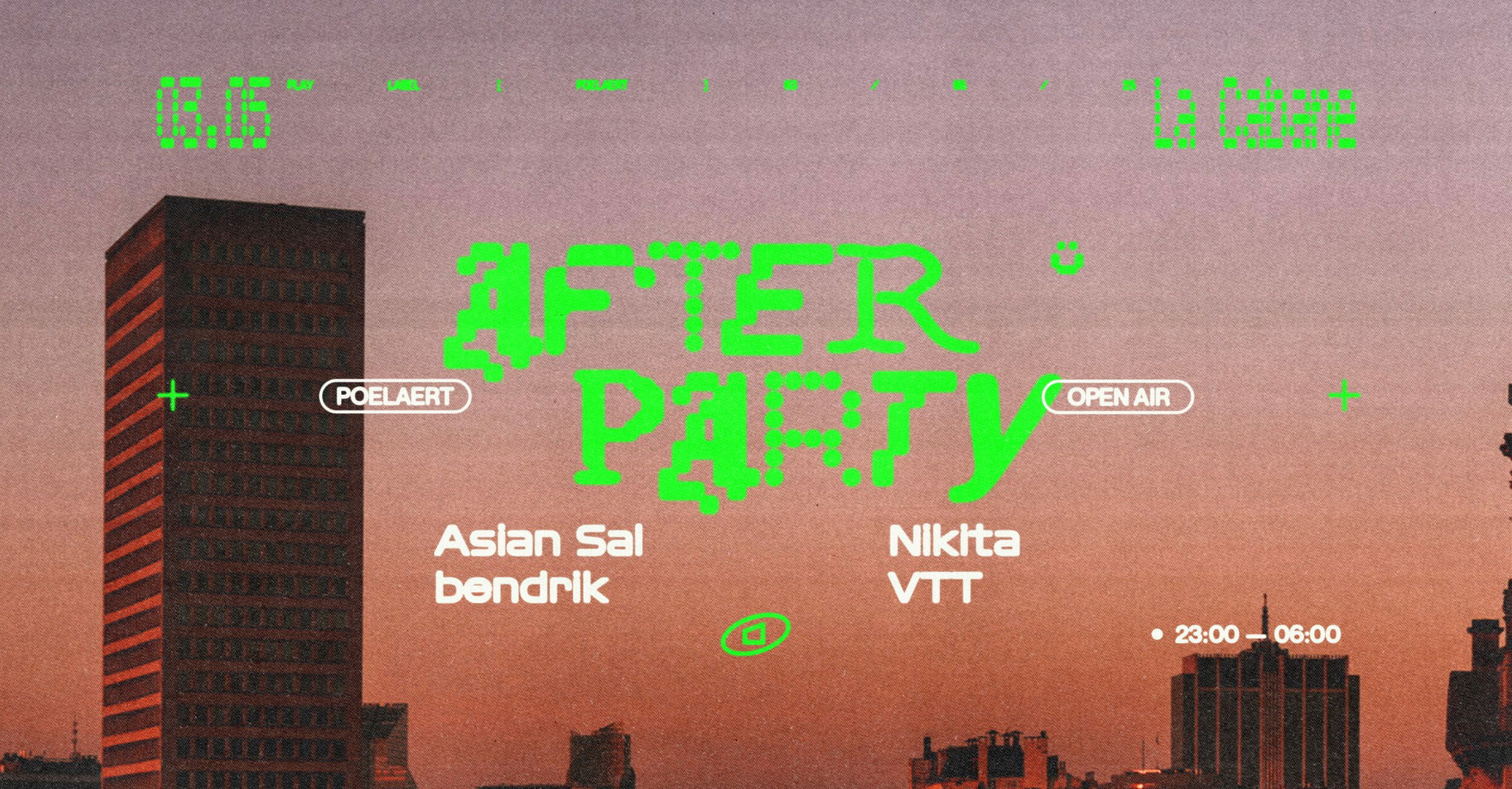 Promo van Afterparty • Poelaert Open-Air, in opdracht van La Cabane en Play Label