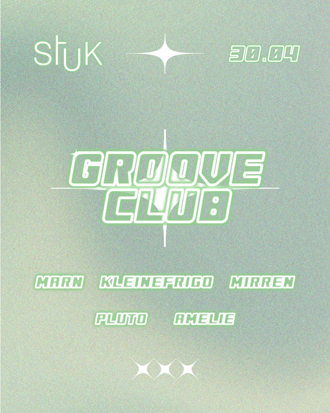 Artwork van Groove Club, in opdracht van STUK
