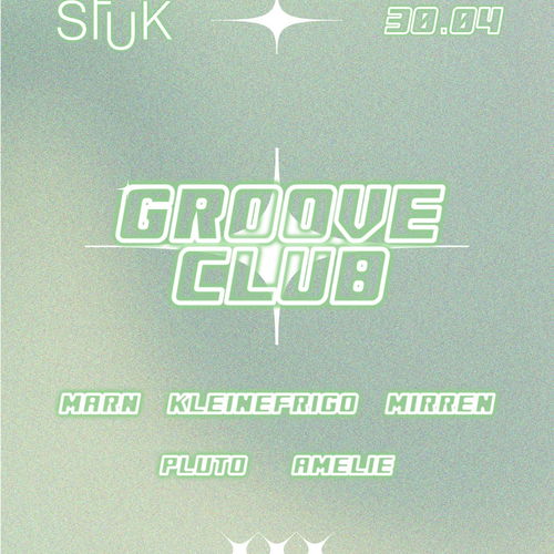 Artwork van Groove Club, in opdracht van STUK