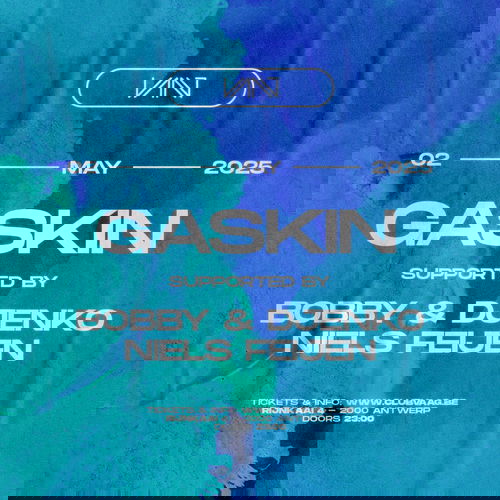 Promo van Club Vaag invites GASKIN, in opdracht van Club Vaag