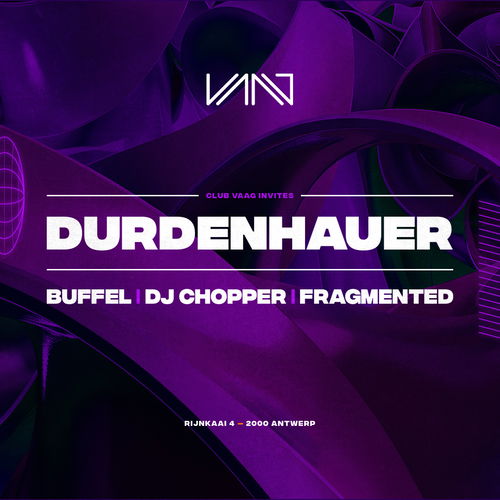 Promo van Club Vaag invites DURDENHAUER, in opdracht van Club Vaag
