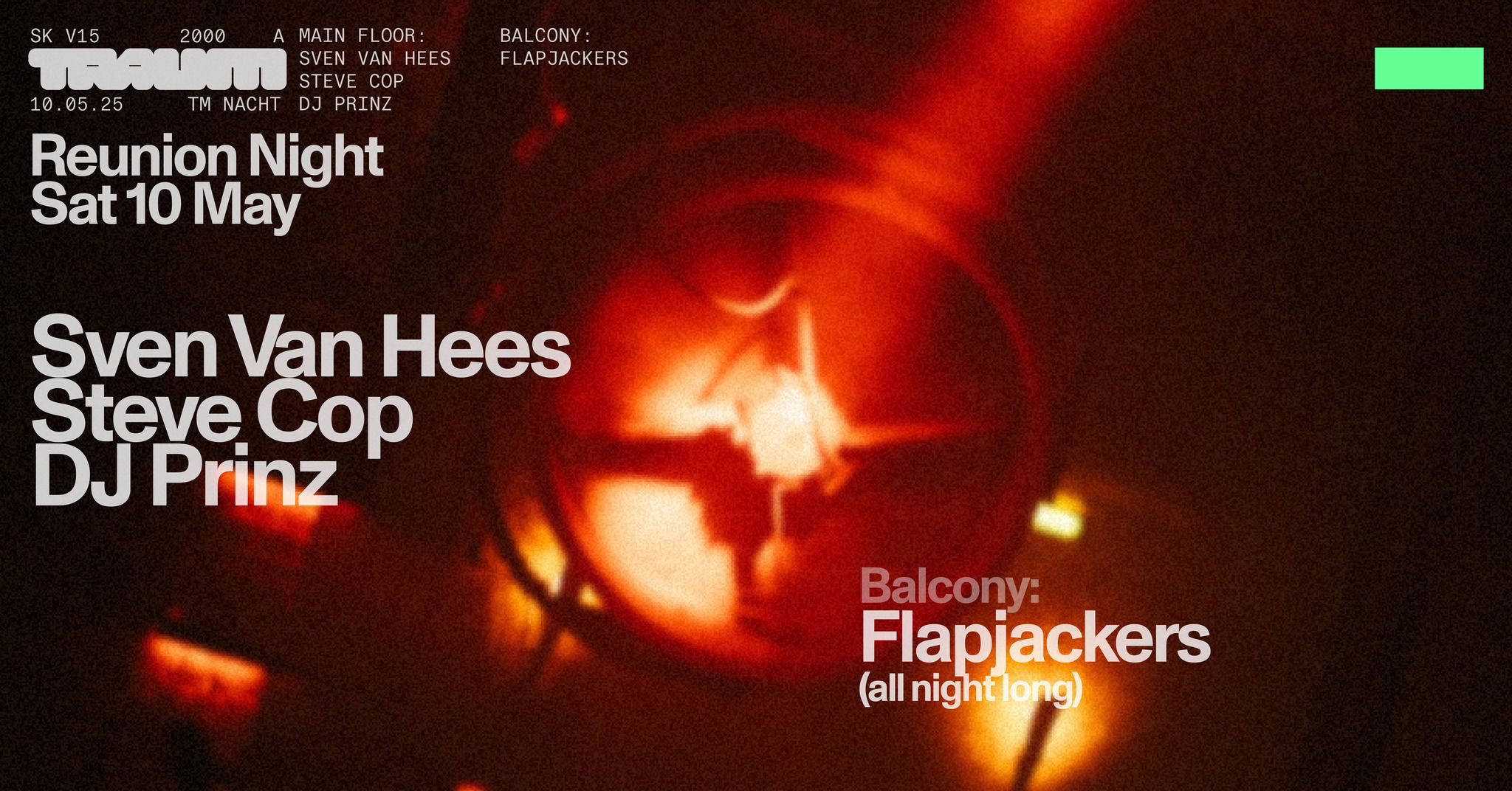 Promo van Reunion Night: Sven Van Hees, Steve Cop &amp; DJ Prinz, in opdracht van Traum, DJ PRINZ en Sven Van Hees