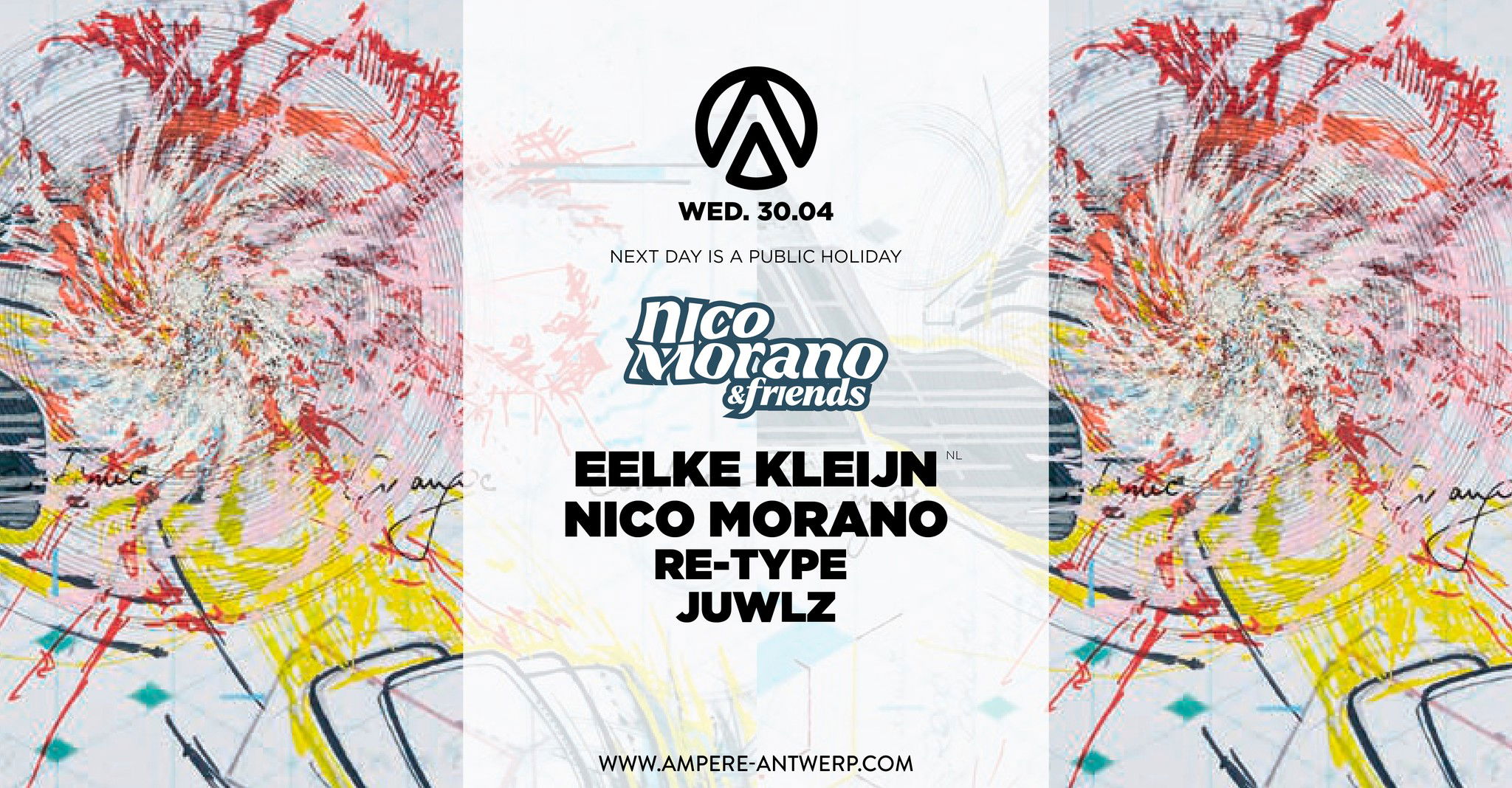 Promo van Nico Morano &amp; Friends x Ampere present: Eelke Kleijn &amp; Nico Morano, in opdracht van Ampere en Nico Morano