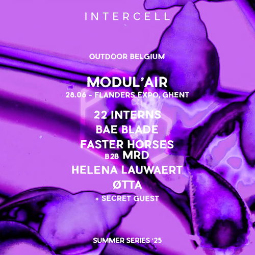 Promo van MODUL&#039;AIR presents Intercell Summer Series (Ghent) — Open Air, in opdracht van MODUL&#039;AIR en Intercell