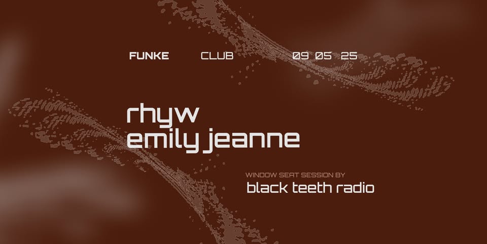 Promo van FUNKE_Rhyw, Emily Jeanne, Black Teeth Radio, in opdracht van Funke