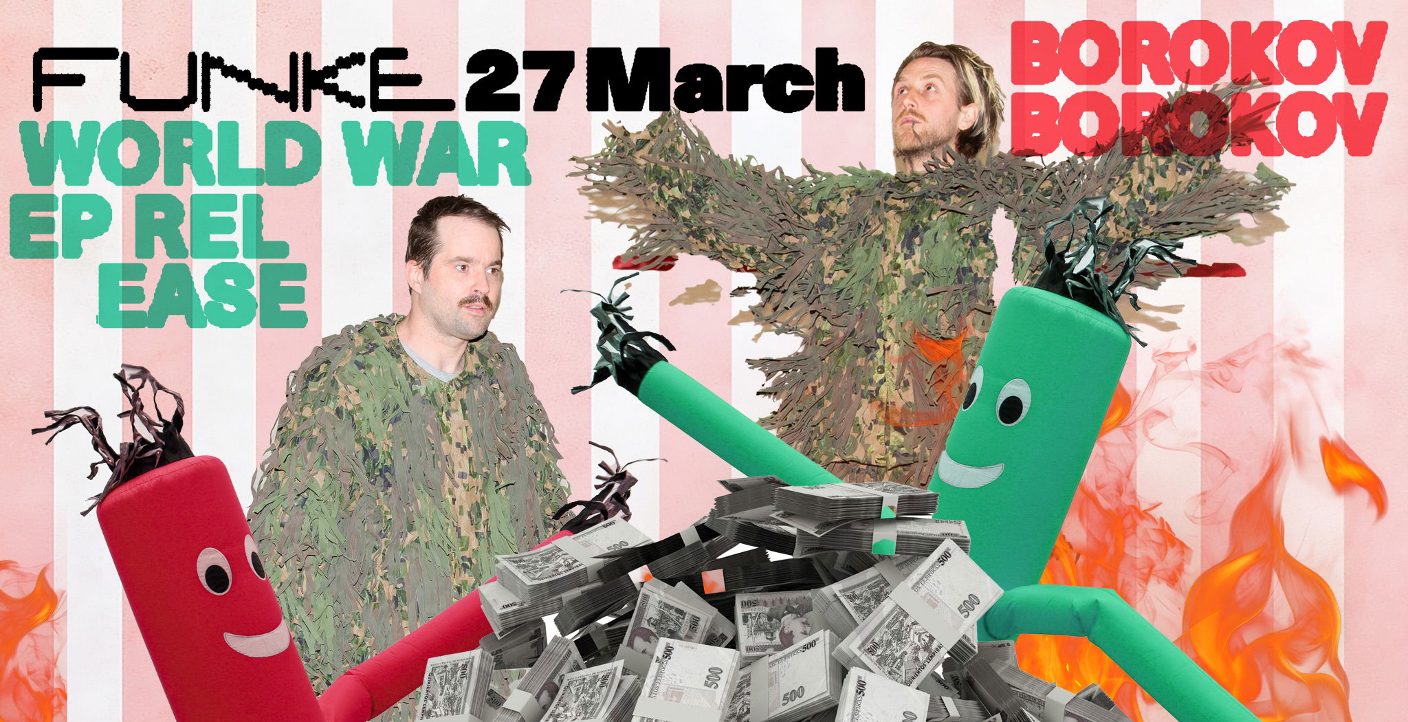 Promo van Funke_Borokov Borokov World War EP release party, in opdracht van Funke en Borokov Borokov