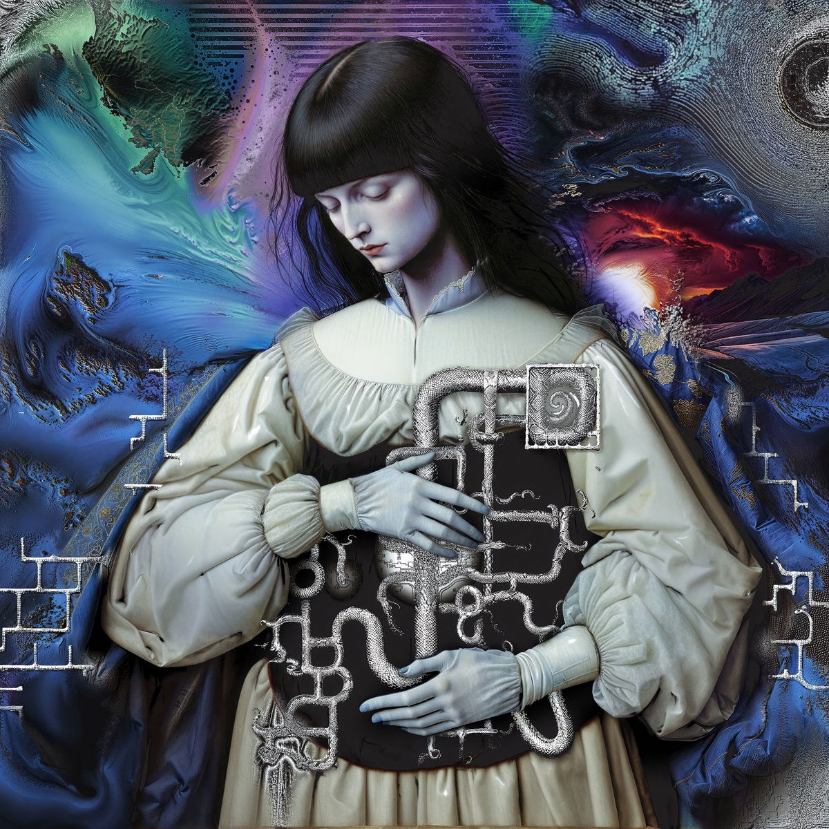 Artwork van Dream of Snakes, in opdracht van Lila Tirando a Violeta