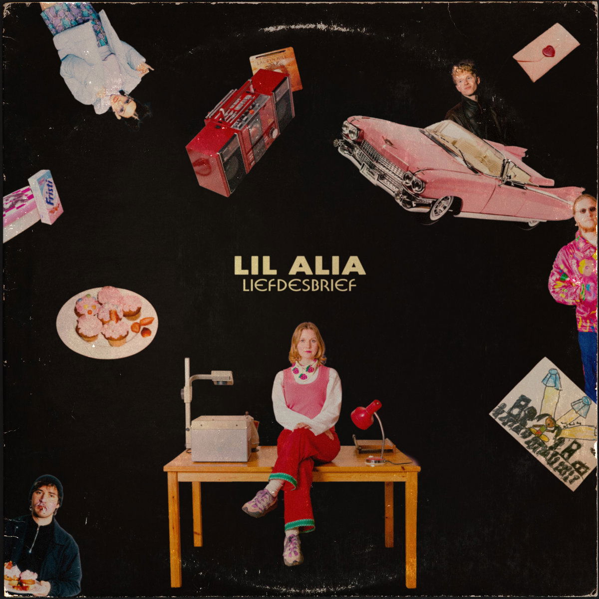 Artwork van Liefdesbrief, in opdracht van Lil Alia, Waste, Lil Alia, B!NO, Lil Alia, Ysmé en Lil Alia