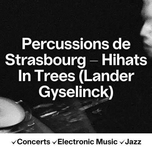 Promo van Percussions de Strasbourg - Hihats In Trees, in opdracht van Bozar
