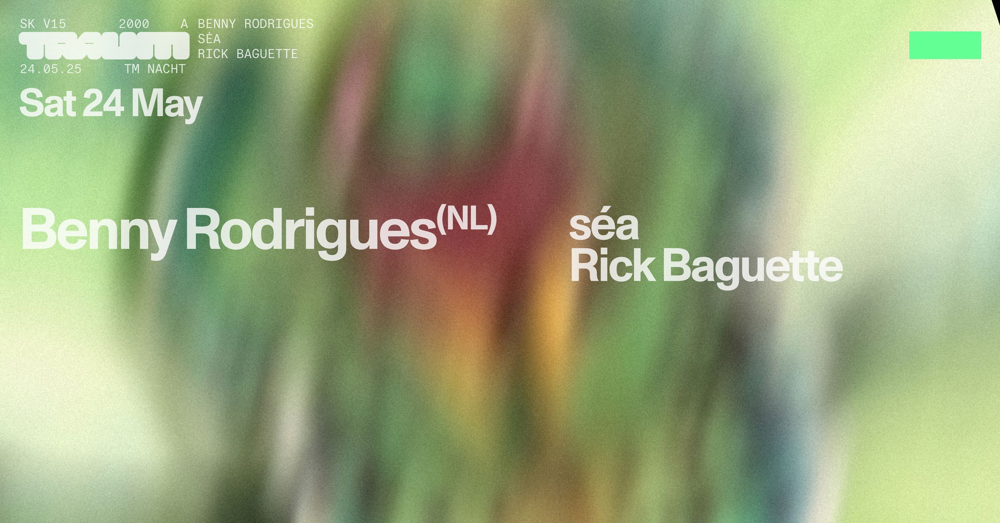 Promo van Traum Nacht: Benny Rodrigues, in opdracht van Traum, Séa en Rick Baguette