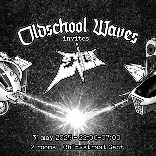 Promo van Oldschool Waves invites Exiles @ Chinastraat: Hardcore vs Freetekno, in opdracht van Oldschool Waves