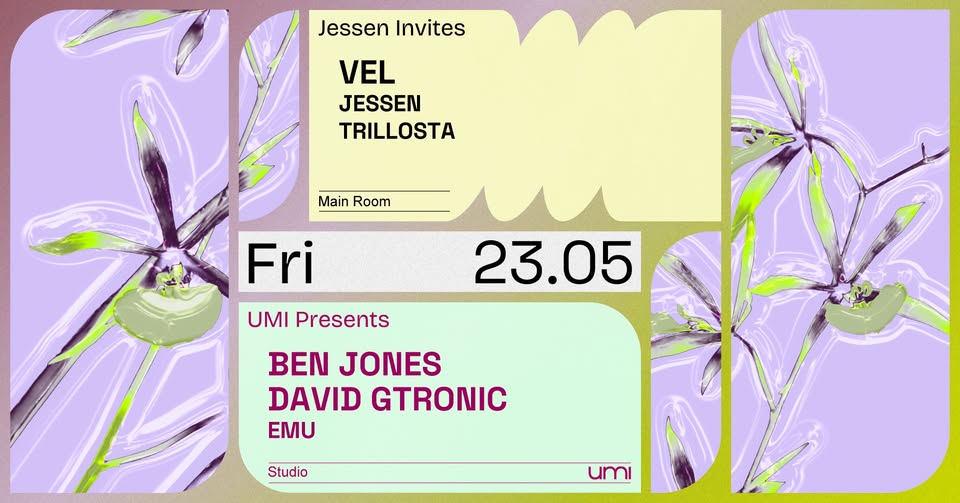 Promo van UMI Presents Ben Jones, David Gtronic + Jessen invites Vel, Trillosta, in opdracht van UMI