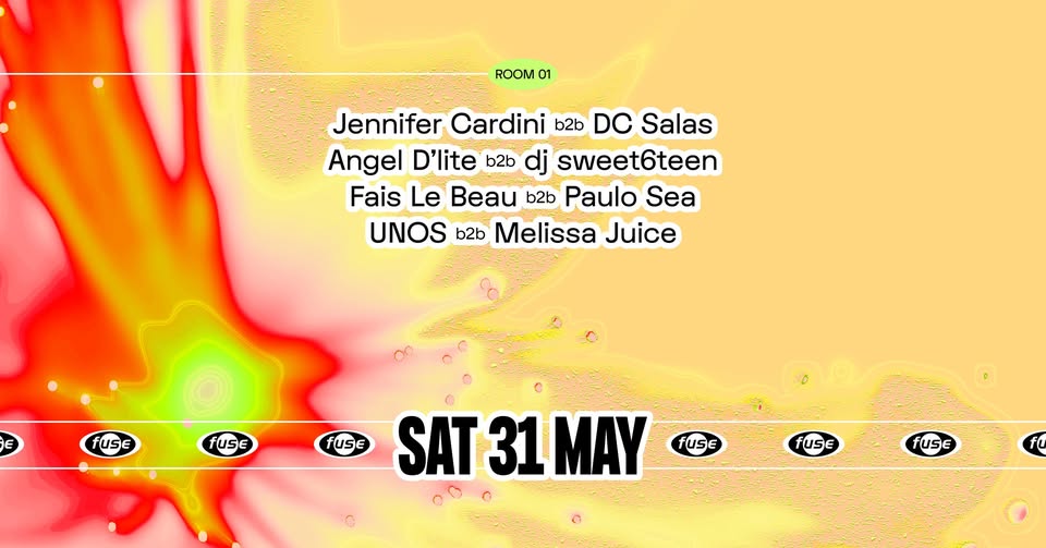 Promo van Fuse presents: Jennifer Cardini b2b DC Salas &amp; Angel D'lite b2b dj sweet6teen, in opdracht van Fuse