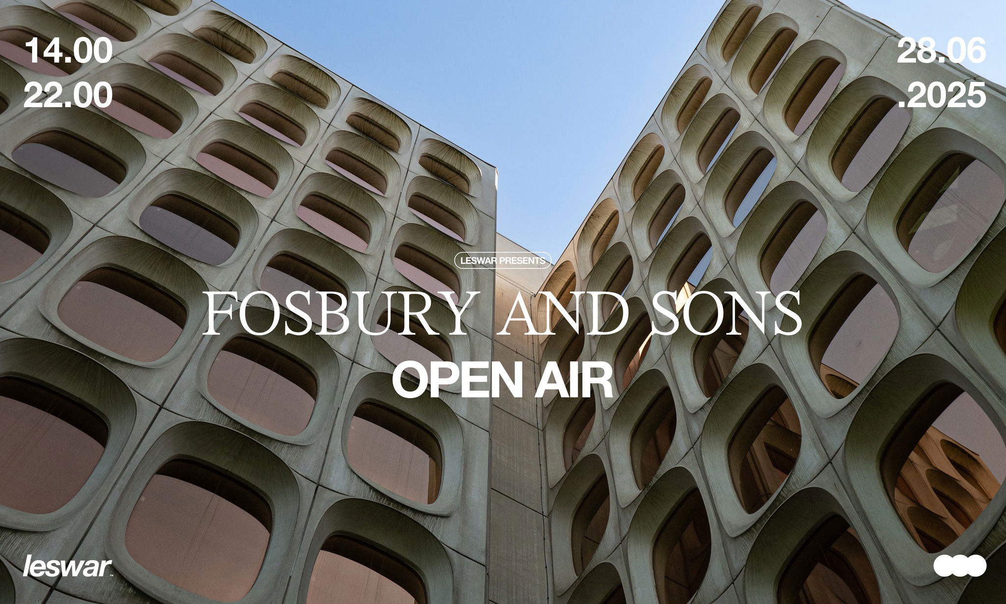 Promo van LESWAR - FOSBURY&amp;SONS OPEN AIR, in opdracht van Leswar