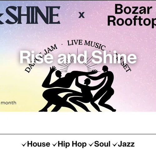Promo van Rise and Shine X Bozar Rooftop, in opdracht van Bozar
