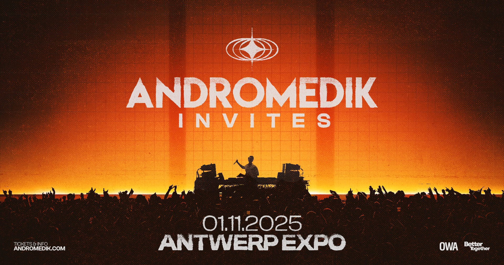 Promo van Andromedik Invites ✧ Antwerp Expo 2025, in opdracht van Andromedik
