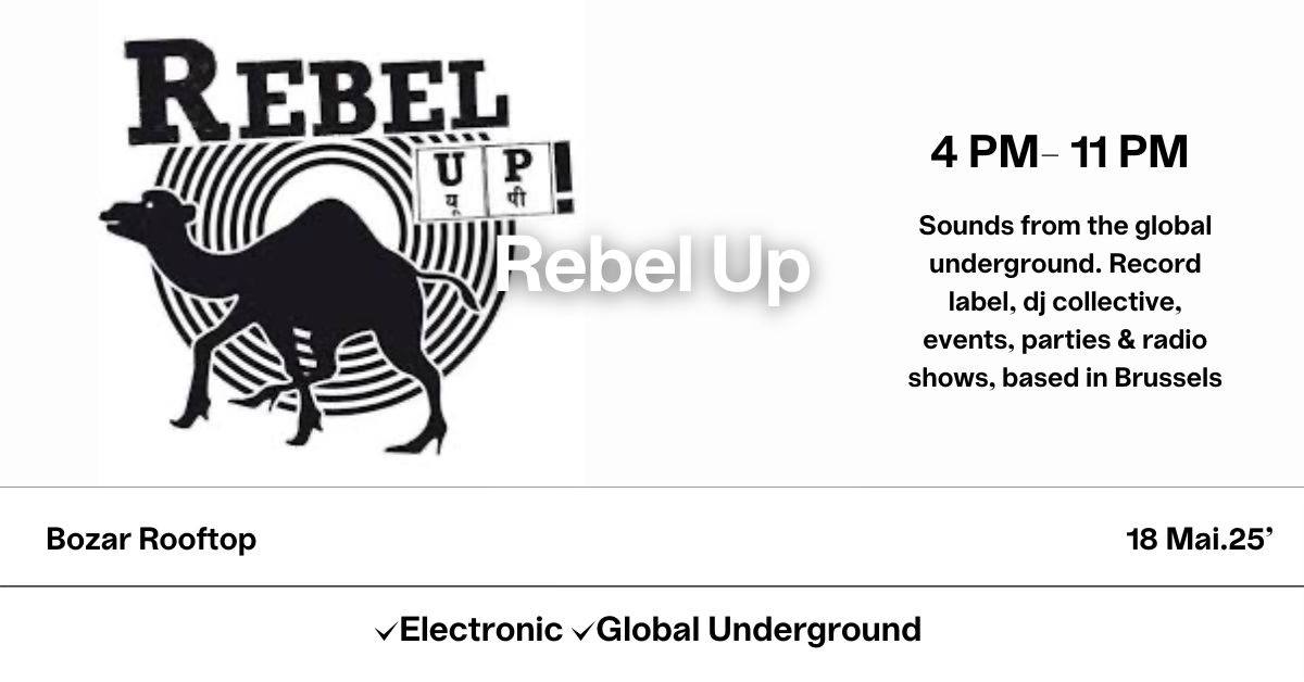 Promo van Rebel Up x Bozar, in opdracht van Bozar en Rebel Up