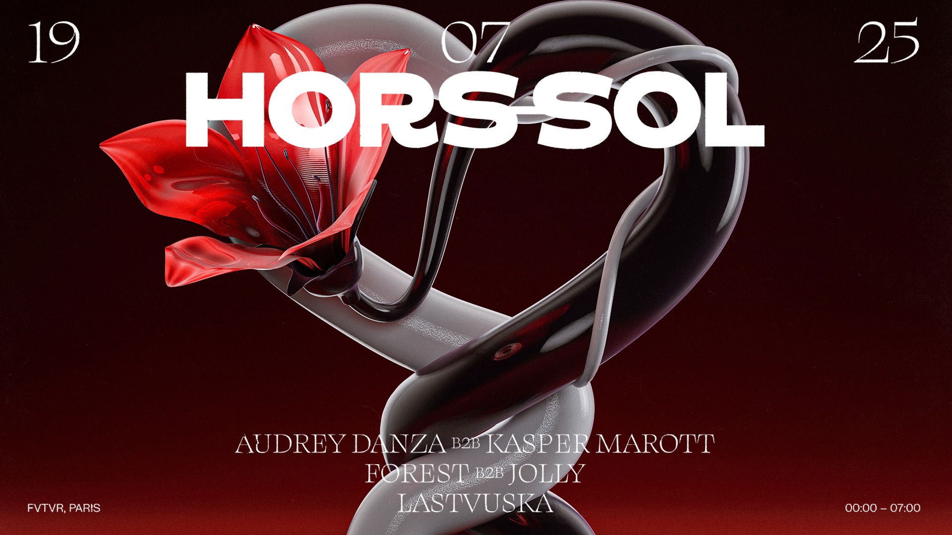 Promo van HORS-SOL x Fvtvr — Audrey Danza, Kasper Marott, Forest, Jolly, Lastvuska, in opdracht van HORS-SOL