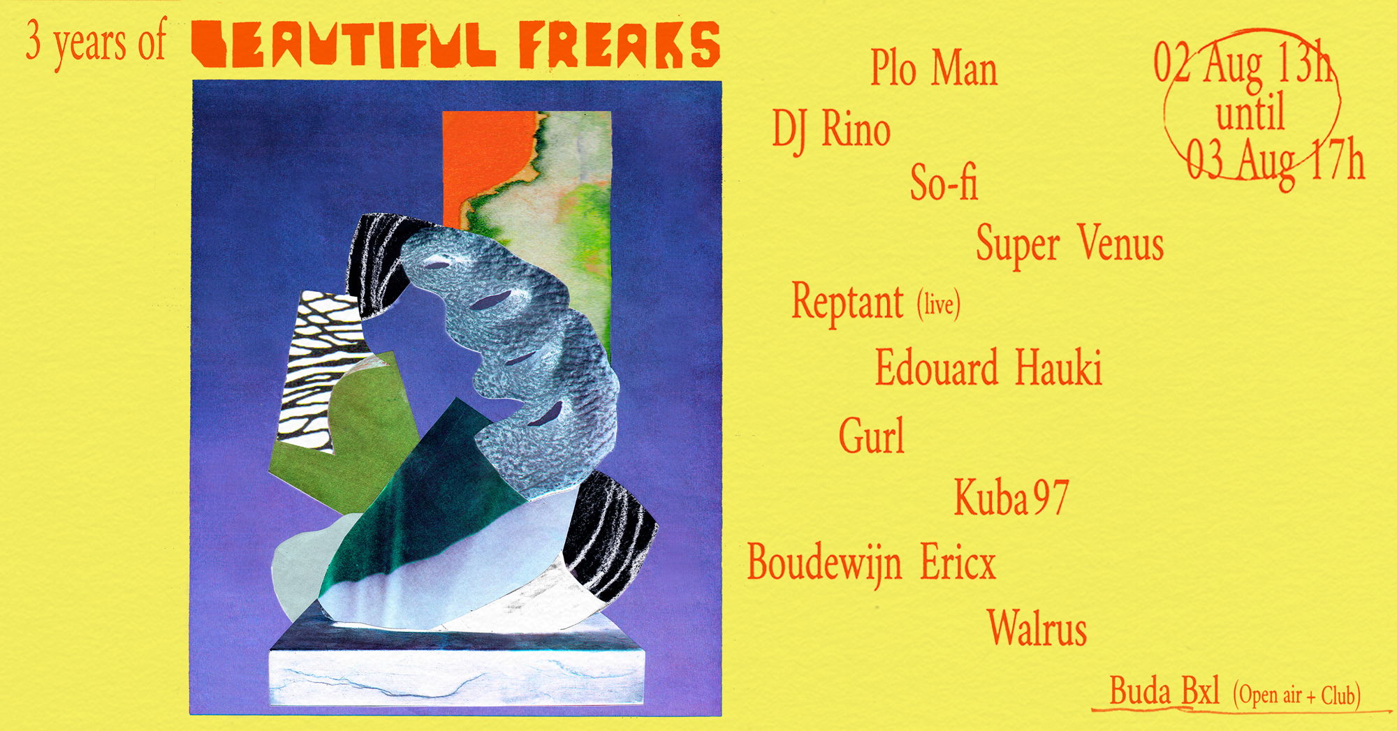 Promo van 3Y of BEAUTIFUL FREAKS, in opdracht van Pinguin Society