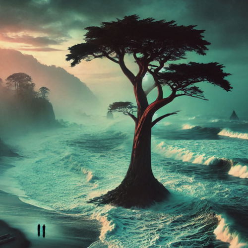 Artwork van Erwuchs, in opdracht van Morgen Wurde &amp; Tis feat. Tetsuroh Konishi