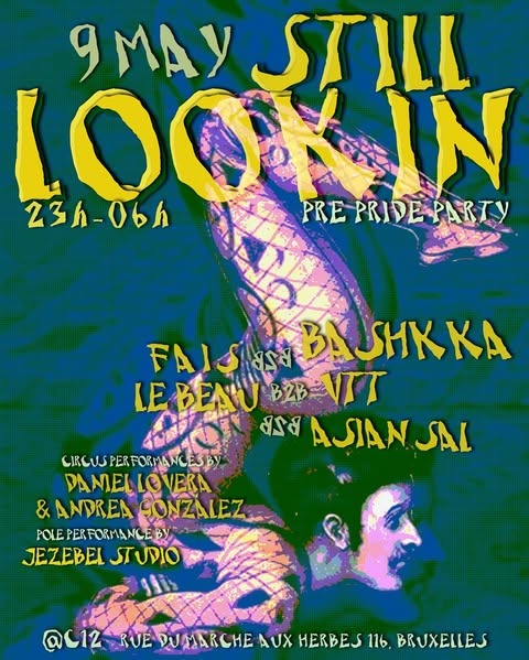 Promo van still lookin'... x C12 Pre Pride Party, in opdracht van Still lookin' brussels en C12