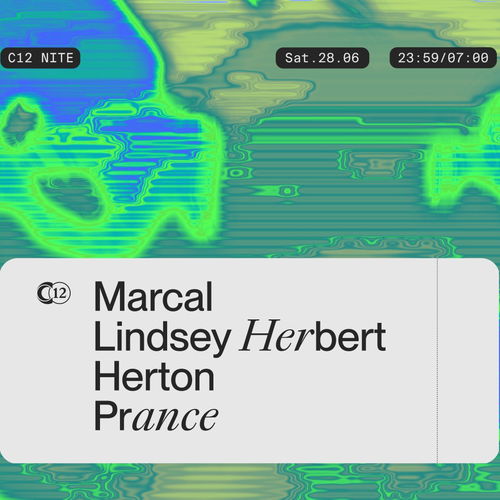 Artwork van C12 Nite: Marcal, Lindsey Herbert, Herton Prance, in opdracht van C12